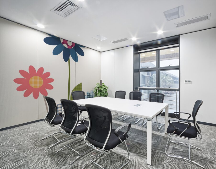 Plaid Botanica 12 - Contemporary Floral Art Prints Wall Printing