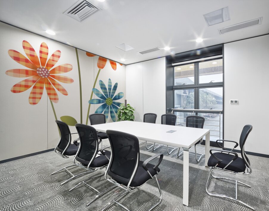 Plaid Botanica 11 - Colorful Floral Art Prints Wall Printing