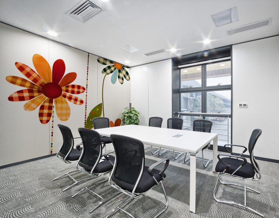 Plaid Botanica 18 - Modern Floral Art Prints Wall Printing