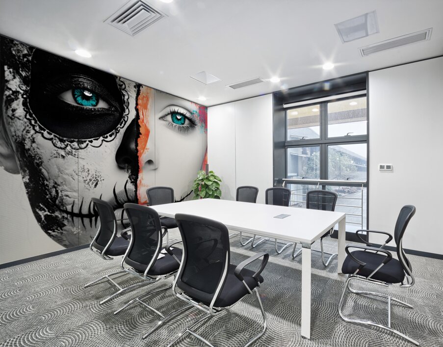 Mitad Del Mas Alla - Half Of The Beyond - Surreal Skull Art Prints Wall Printing