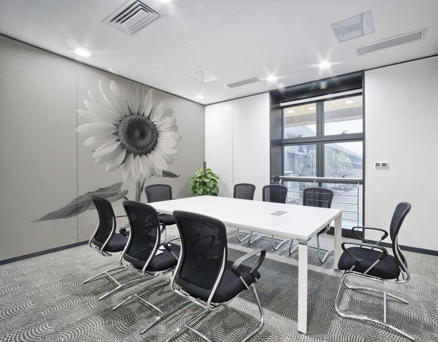 Sunflower Selfie 7 - Sunflower Portrait Art Prints Wall Printing