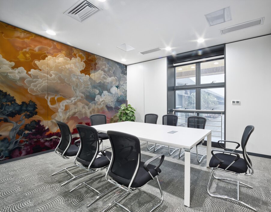 Shikisai No Kaze 色彩の風 - Winds Of Color - Japanese Abstract Landscape Art Prints Wall Printing