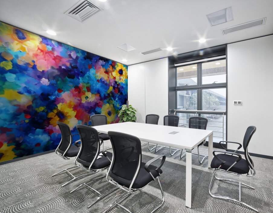 Sinfonia Di Colori - Symphony Of Colors - Vibrant Floral Art Prints Wall Printing