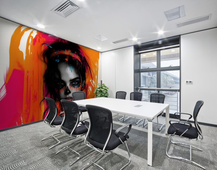 Fuego De Los Muertos - Fire Of The Dead - Dia De Los Muertos Art Prints Wall Printing