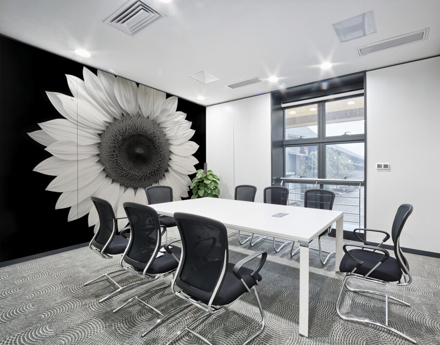 Sunflower Selfie 10 - Sunflower Portrait Art Prints Wall Printing