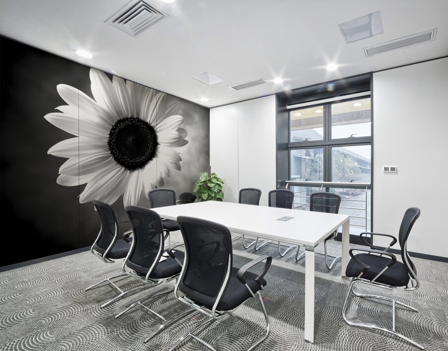 Sunflower Selfie 11 - Sunflower Portrait Art Prints Wall Printing