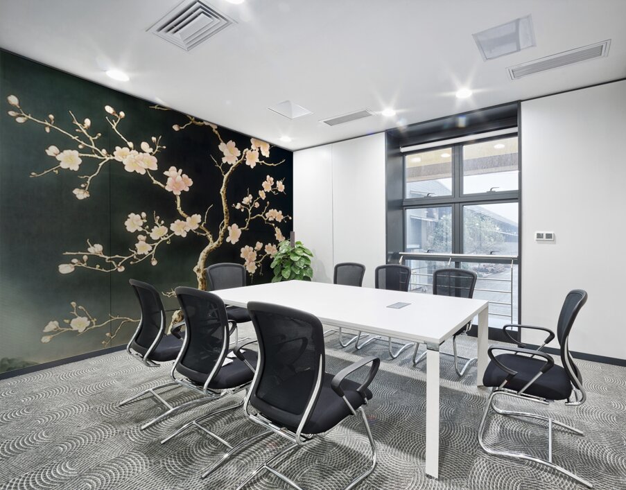 Sakura No Saku 桜の咲く - Blossom In Stillness - Japanese Cherry Blossom Art Prints Wall Printing