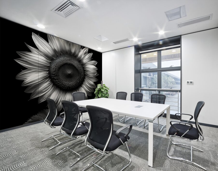 Sunflower Selfie 25 - Sunflower Portrait Art Prints Wall Printing