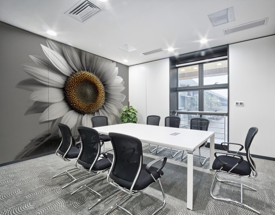 Sunflower Selfie 26 - Sunflower Portrait Art Prints Wall Printing