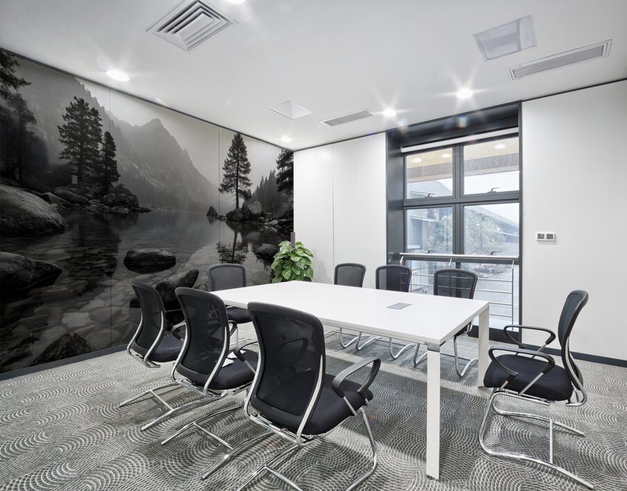 Still Water And Stones - Monochrome Landscape Art Prints Wall Printing