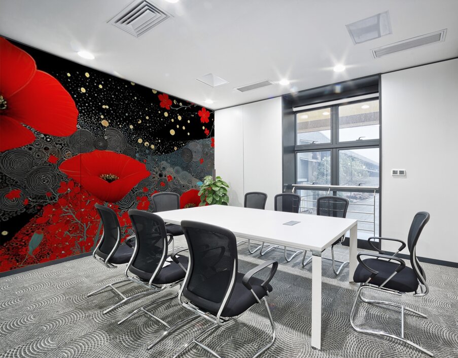 Yoru No Hana 夜の花 - Night Bloom - Japanese Floral Art Prints Wall Printing