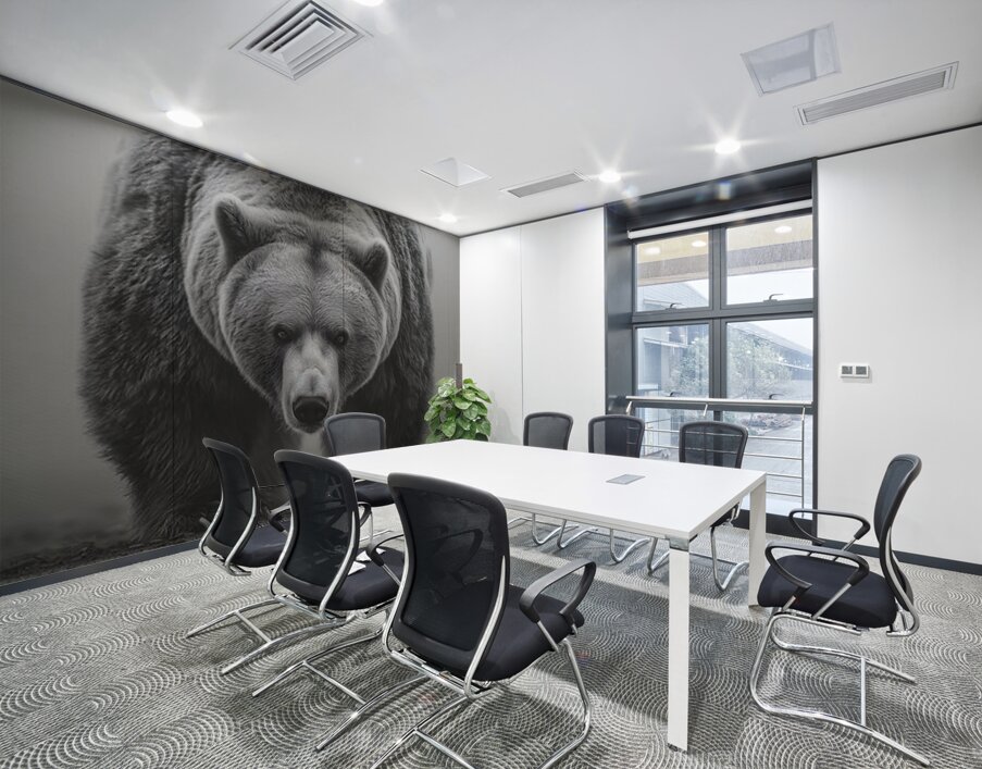 Apex Predator – Bear Portrait Art Print Wall Printing