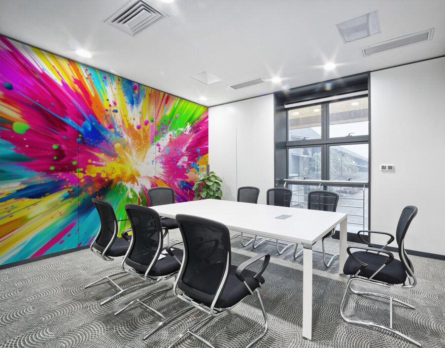 Paintbomb – Color Splash Abstract Art Print Wall Printing