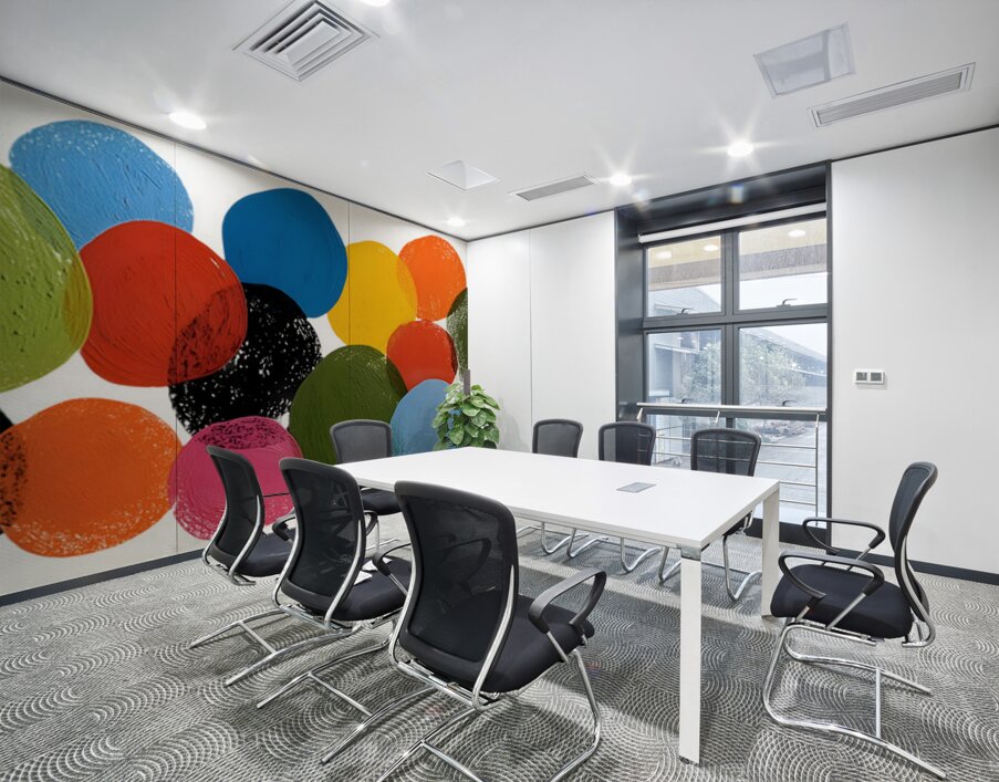 Pop Logic – Colorful Abstract Art Print Wall Printing