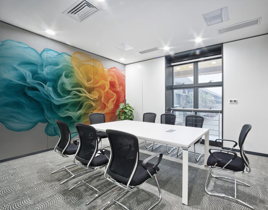 Ethereal Pulse – Soft Abstract Art Print Wall Printing