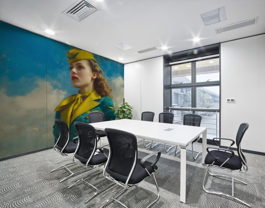 Pride of the Sky – Vintage Portrait Art Print Wall Printing