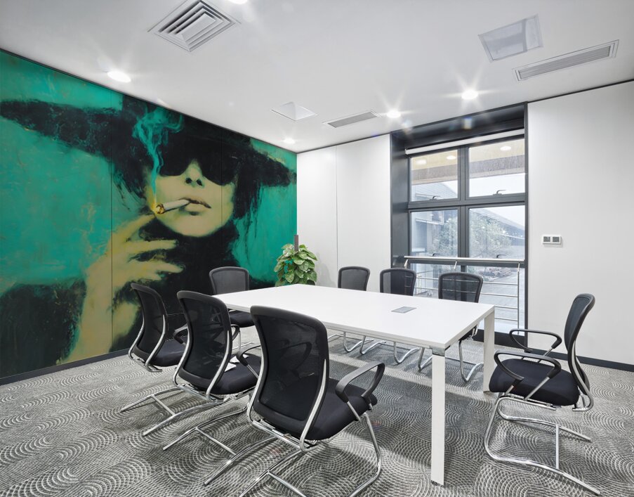 The Hidden Gaze – Vintage Fashion Art Print Wall Printing