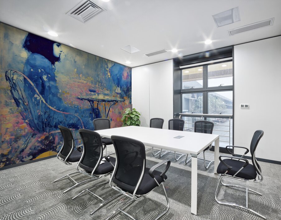 Una Copa en el Jardin – A Glass in the Garden Vintage Poster Art Print Wall Printing