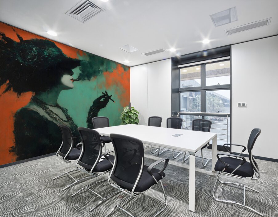 Sous le Chapeau Noir – Beneath the Black Hat Vintage Poster Art Print Wall Printing