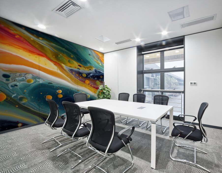 Nebula Runoff – Fluid Abstract Art Print Wall Printing