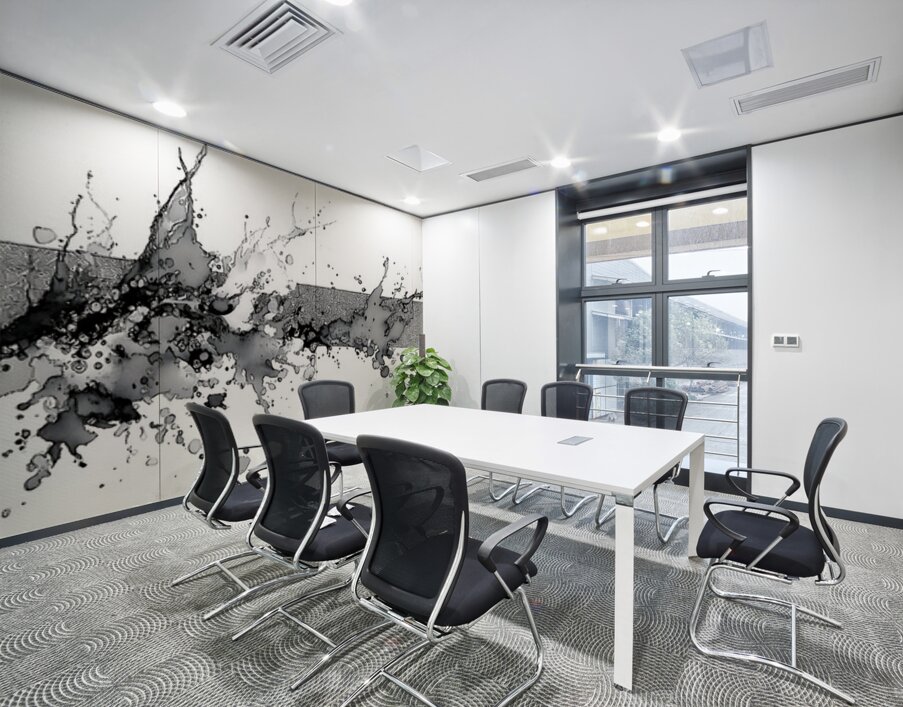 Mono Surge – Minimalist Ink Splash Abstract Print Wall Printing