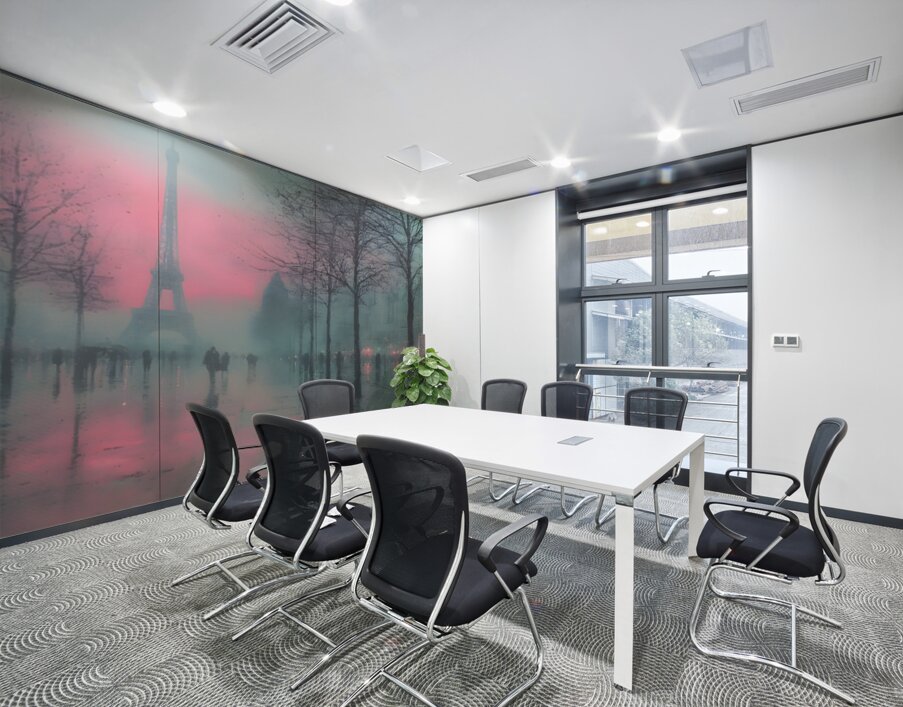 Paris Rain – Impressionist Cityscape Print Wall Printing