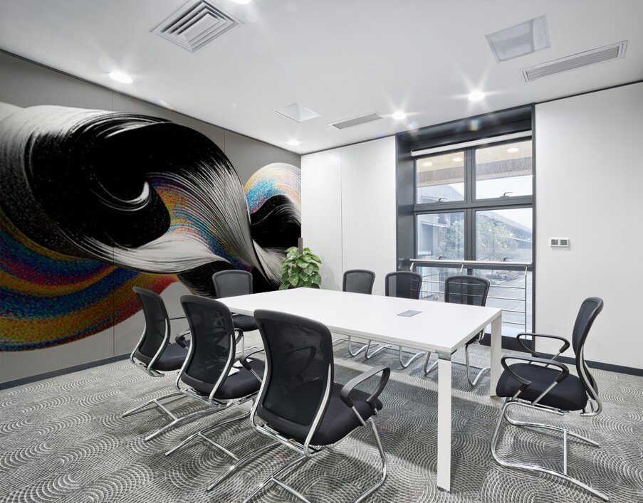 Continuum Loop – Monochrome Infinity Print Wall Printing