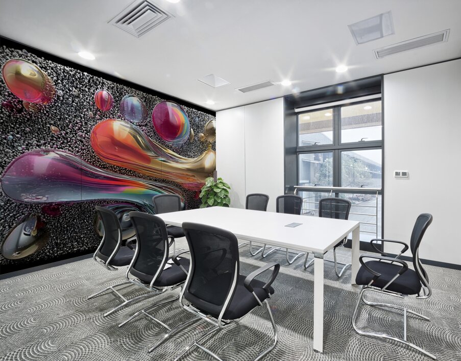 Space Jelly – Cosmic Surrealism Art Print Wall Printing