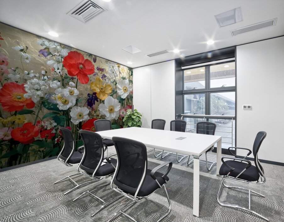 Poppy Reverie – Romantic Garden Art Print Wall Printing