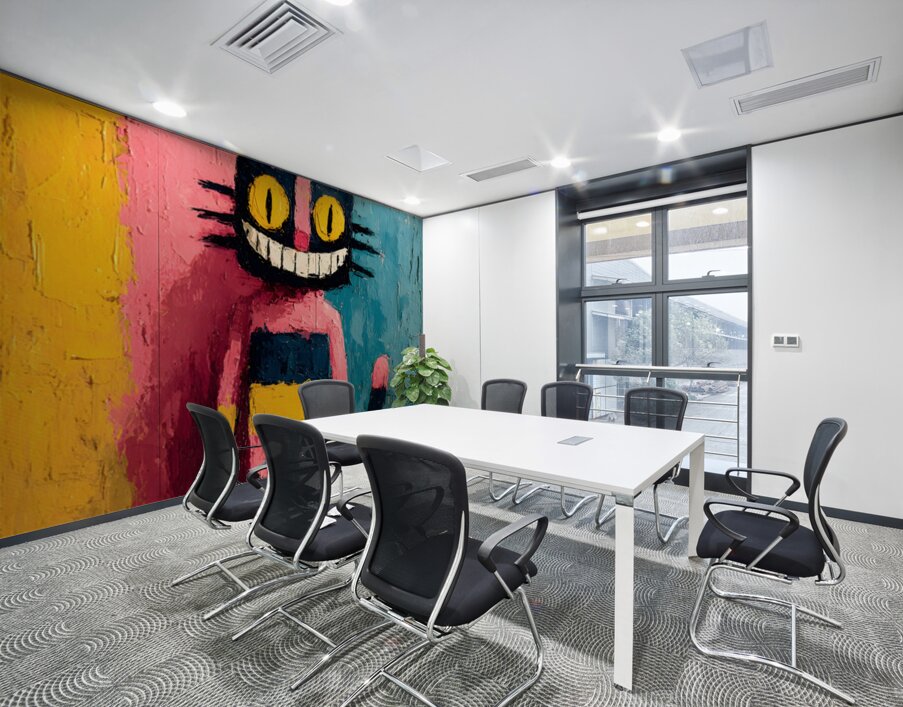 The Laughing Cat – Contemporary Pop Art Print Wall Printing