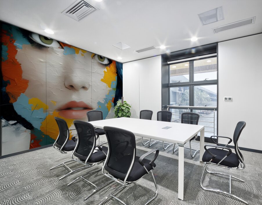 Faces of Panic II – Pop Expressionism Print Wall Printing