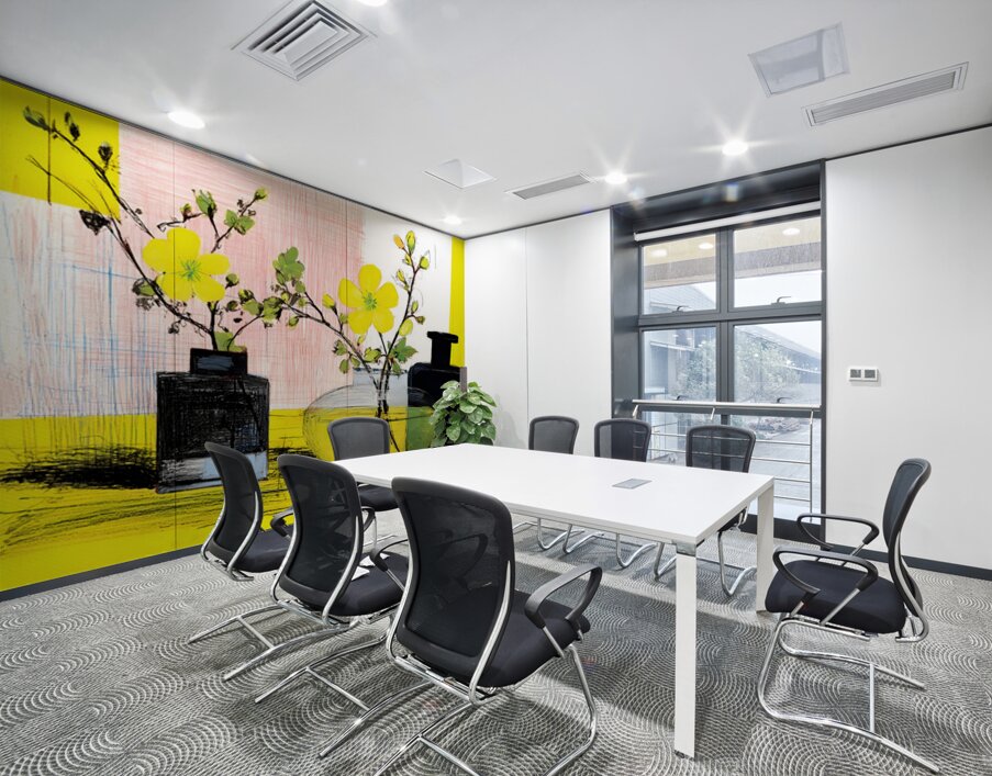 Lemonlight Botanicals – Mid-Century Floral Still Life Print Wall Printing