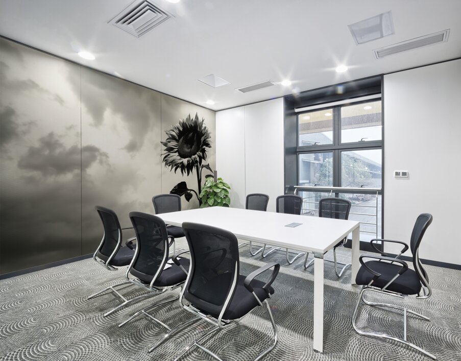 Stormwatch – Sunflower Under Clouded Sky Print Wall Printing