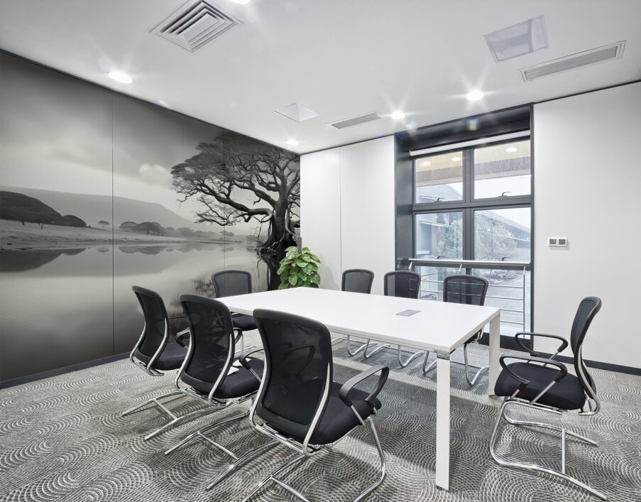 Reflection Tree – Landscape in Black & White Print Wall Printing