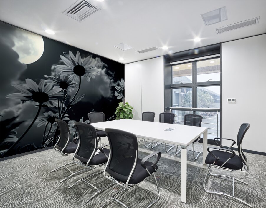 Harmony in Bloom – Soft Focus Botanical Print Wall Printing