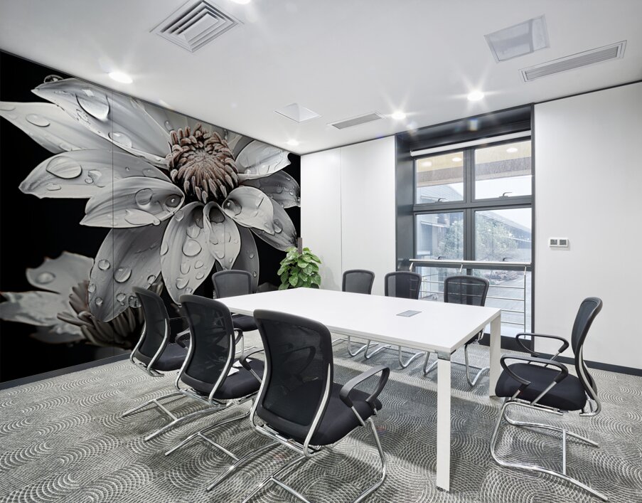 Petal Portrait – Reflective Floral Art Print Wall Printing