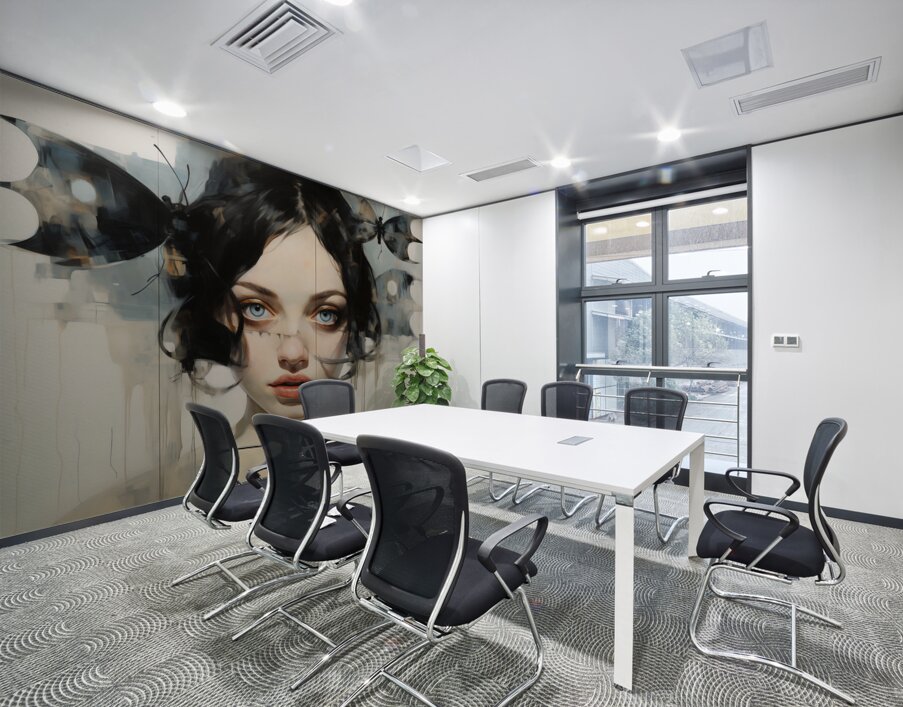 Schizoaffective Disorder – Pop Surreal Portrait Art Print Wall Printing