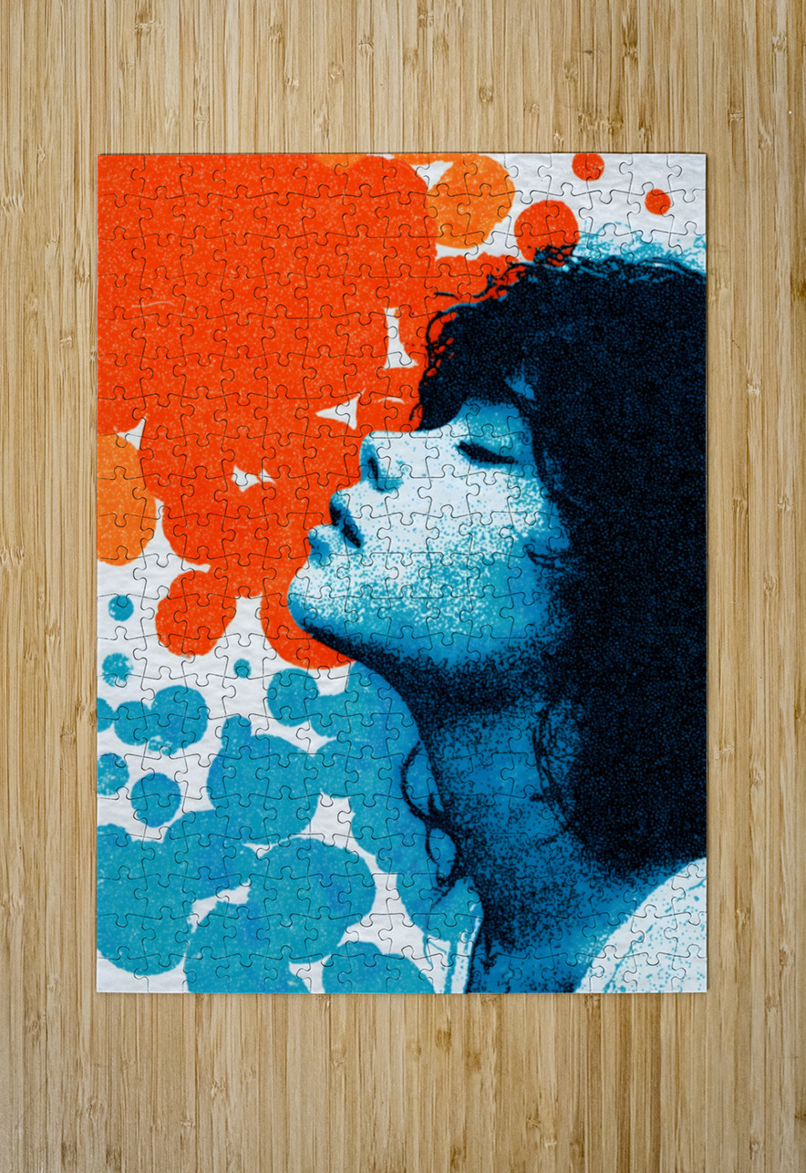 The Breath of Dreams – Vintage Abstract Portrait Art Print Savage Art Prints Puzzle printing