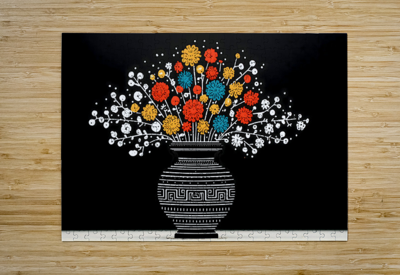 Pop Botanique – Botanical Pop Art Print Savage Art Prints Puzzle printing