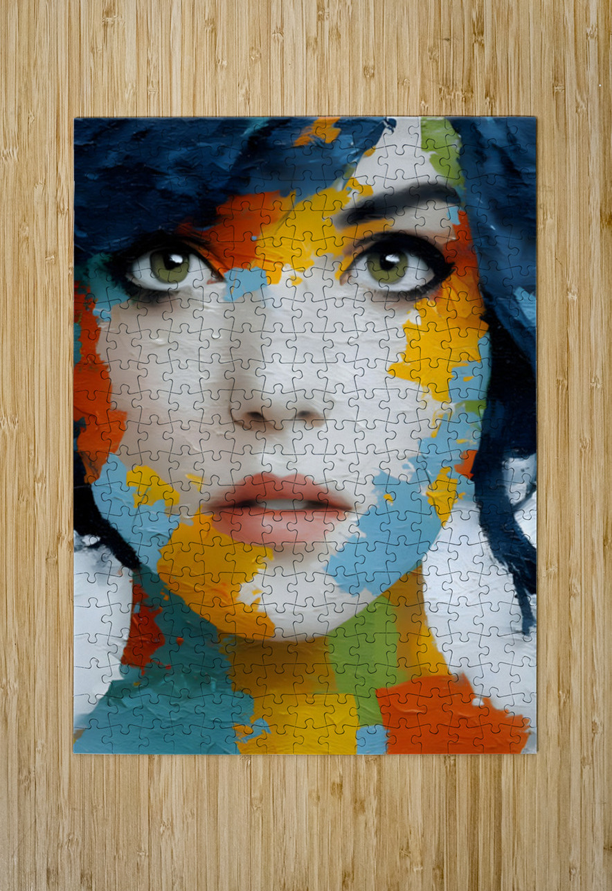 Faces of Panic II – Pop Expressionism Print Savage Art Prints Puzzle printing