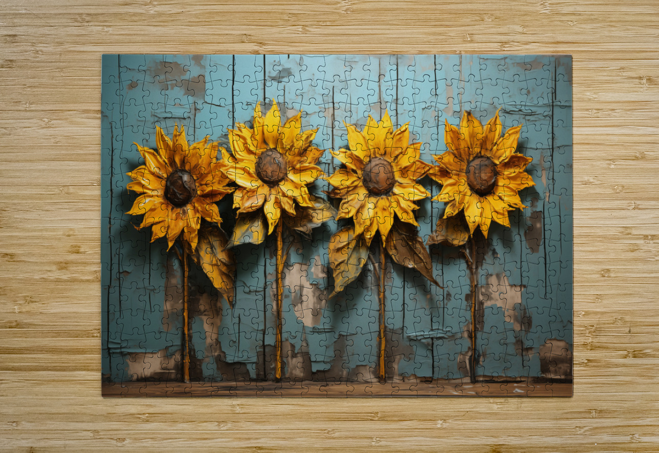 Tournesol - French Sunflower Art Prints Savage Art Prints Puzzle printing