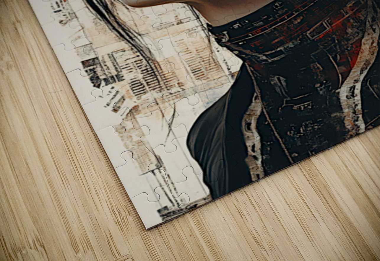 La Catrina Sonora - The Sonic Catrina - Dia de los Muertos Art Prints Savage Art Prints Puzzle