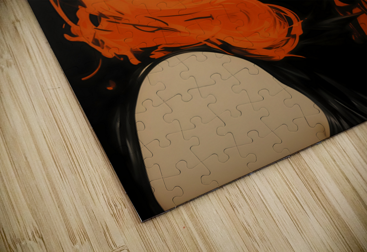 Fatal Flame – Vintage Fashion Art Print Savage Art Prints Puzzle