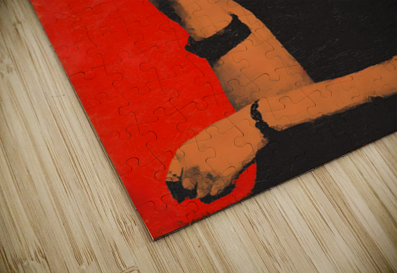 In Silence – Vintage Editorial Portrait Art Print Savage Art Prints Puzzle