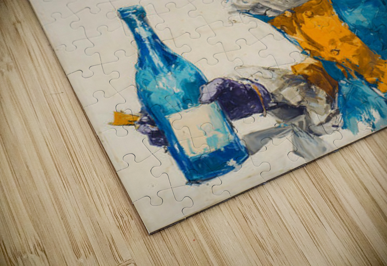 Sonrisa de Champan – Champagne Smile Vintage Poster Art Print Savage Art Prints Puzzle