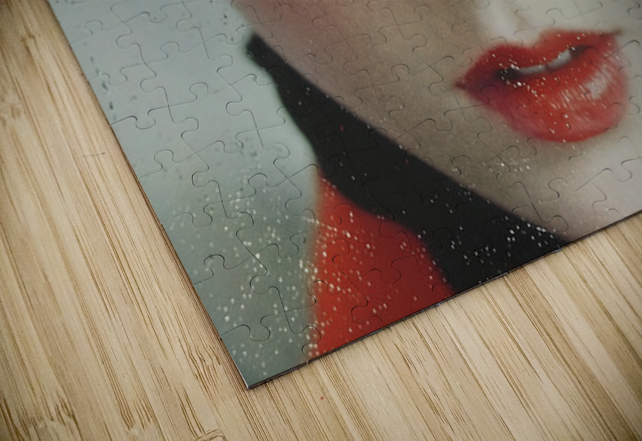 The Stare – Vintage Fashion Portrait Art Print Savage Art Prints Puzzle