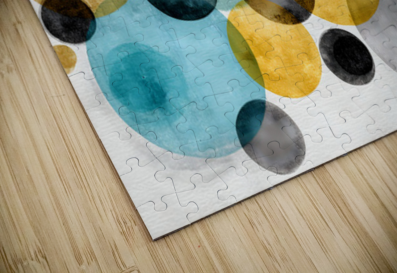 Circles in Balance – Modern Geometric Art Print Savage Art Prints Puzzle