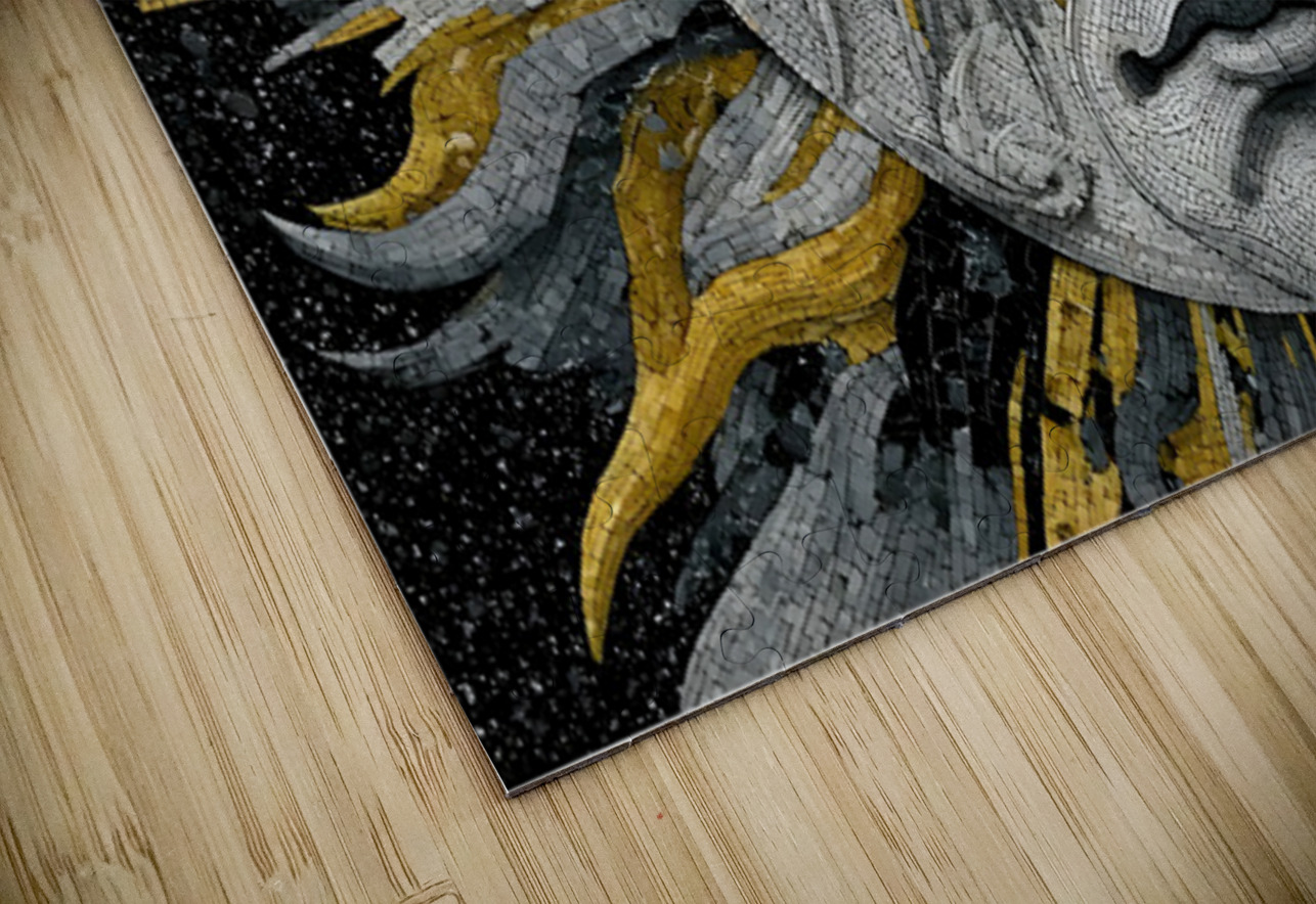 Gilded Sun  Silver Moon – Celestial Wall Art Print Savage Art Prints Puzzle