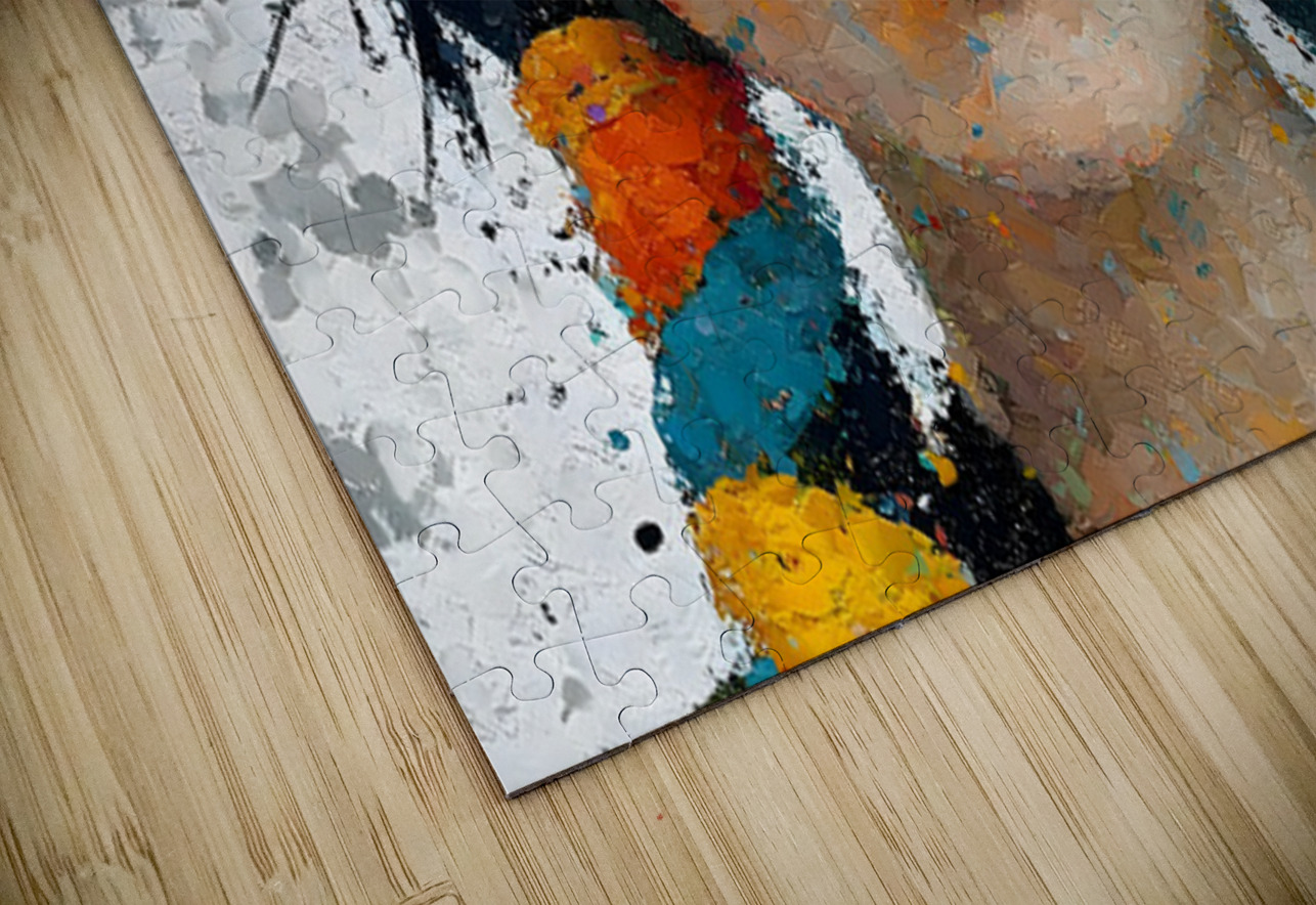 Who Told You  – Modern Portrait Print Savage Art Prints Puzzle