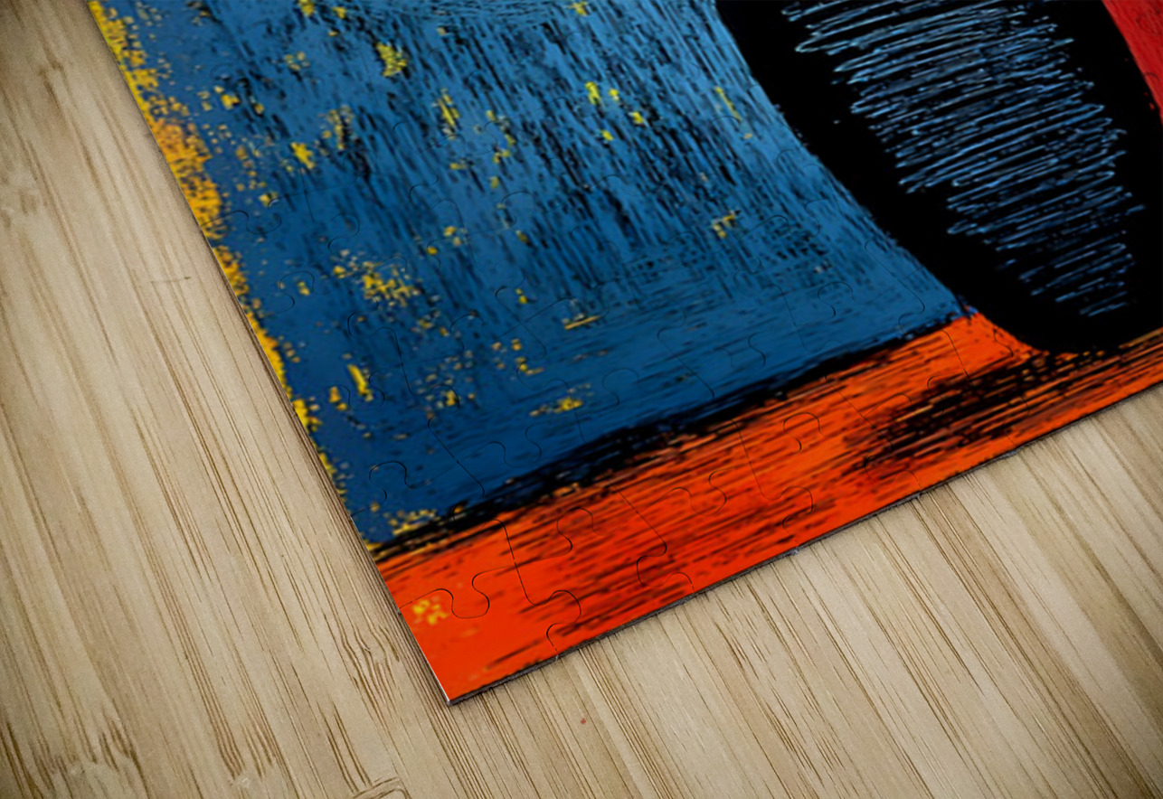 Dual Spectrum Blooms – Color Fusion Floral Print Savage Art Prints Puzzle